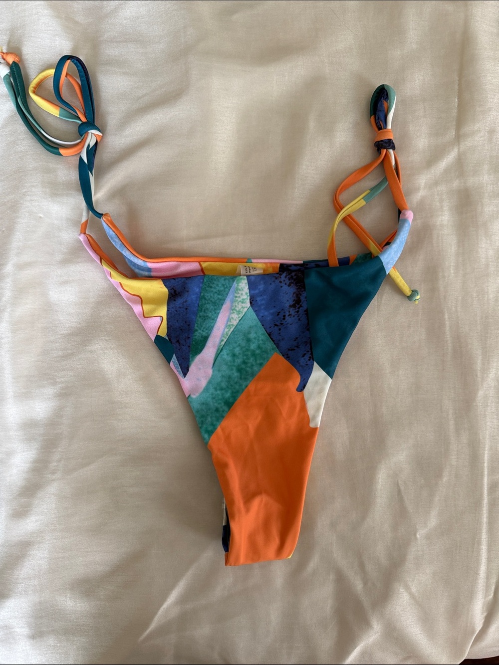Colorful Abstract Triangle Bikini Set - Multicolor - Picture 6 of 6